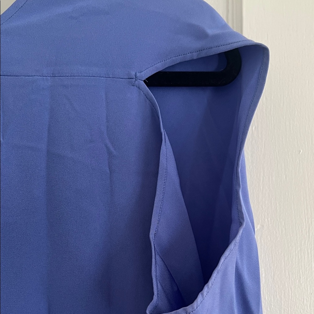 Zero + Maria Cornejo Elegant Long Issa Sky Blue Midi Dress - Picture 6 of 9